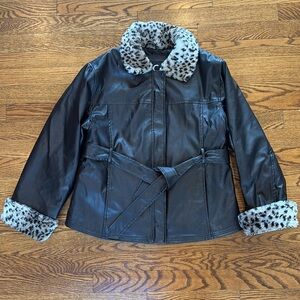 Winter Black Jacket Size Large